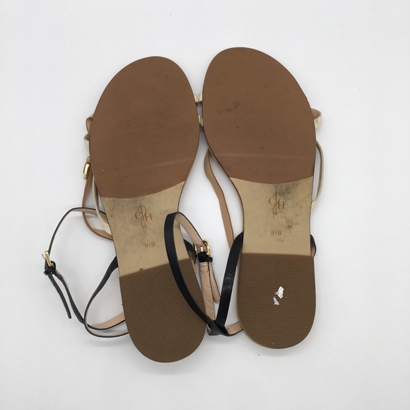 Cole Haan Jensen Strap Leather black cream Sandal - Picture 6 of 11